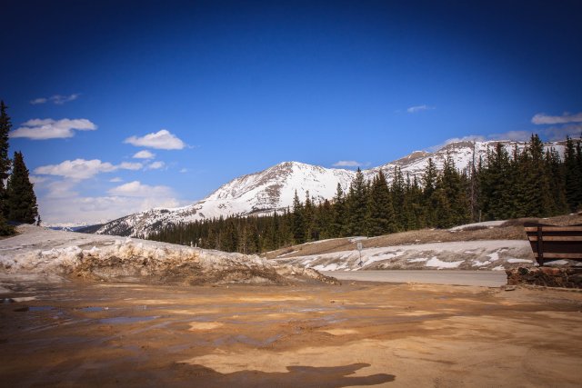 Hoosier Pass and the contientnal divide looking north